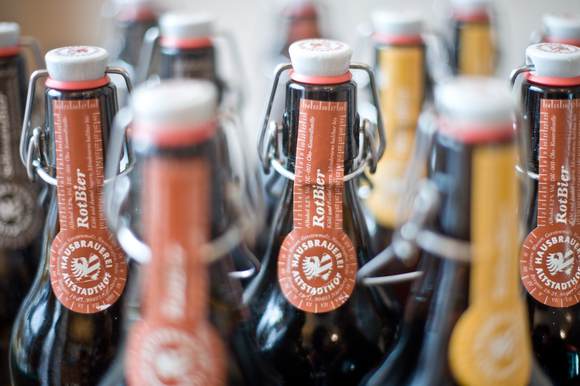 Das klassische Nürnberger Stadtbier - das Rotbier - finden Sie in der Hausbrauerei Altstadthof