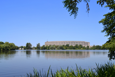 Dutzendteich lake with Congress Hall