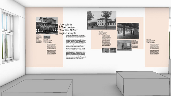 Ausstellungsbereich Bahnhof Dutzendteich © facts and fiction GmbH