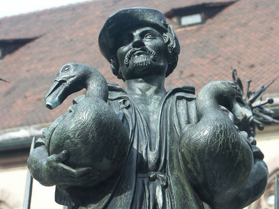 Gänsemännchenbrunnen Der Gänsemännchenbrunnen