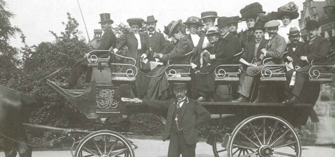 Touristische Kutschfahrt 1910 « Geschichte für Alle e.V. » / Nürnberger Erinnerungen