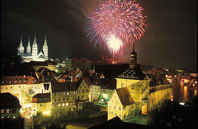 Feuerwerk über Bamberg