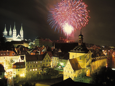 Feuerwerk über Bamberg Feuerwerk über Bamberg
