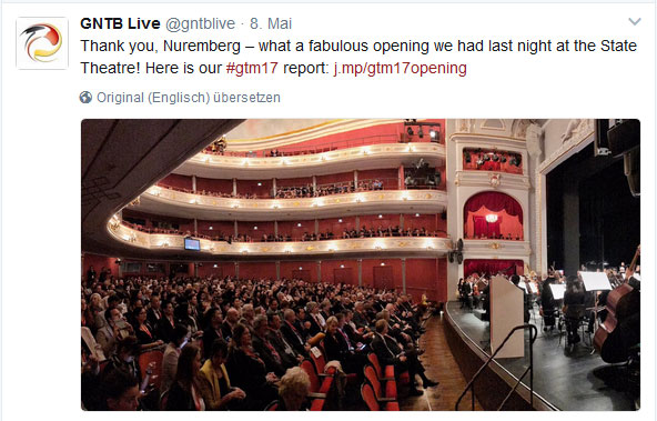 GTM 2017 - Eröffnung im Opernhaus Nürnberg