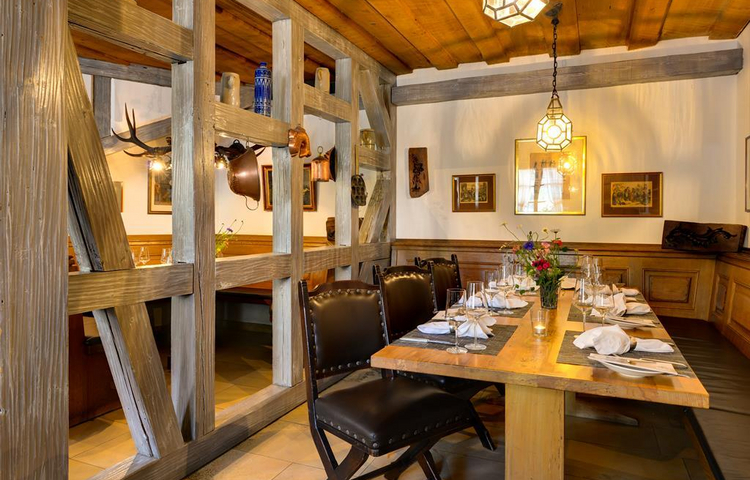 Romantik Hotel Gasthaus Rottner - Das Küchenzimmer im Restaurant