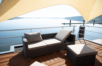 Eco Lodges Floating Village Brombachsee - Deckterrasse